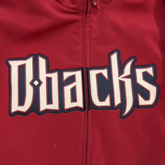 Arizona Diamondbacks Majestic Red On-Field Triple Climate 3-In-1 Jacket Mens 2XL - Picture 3 of 13